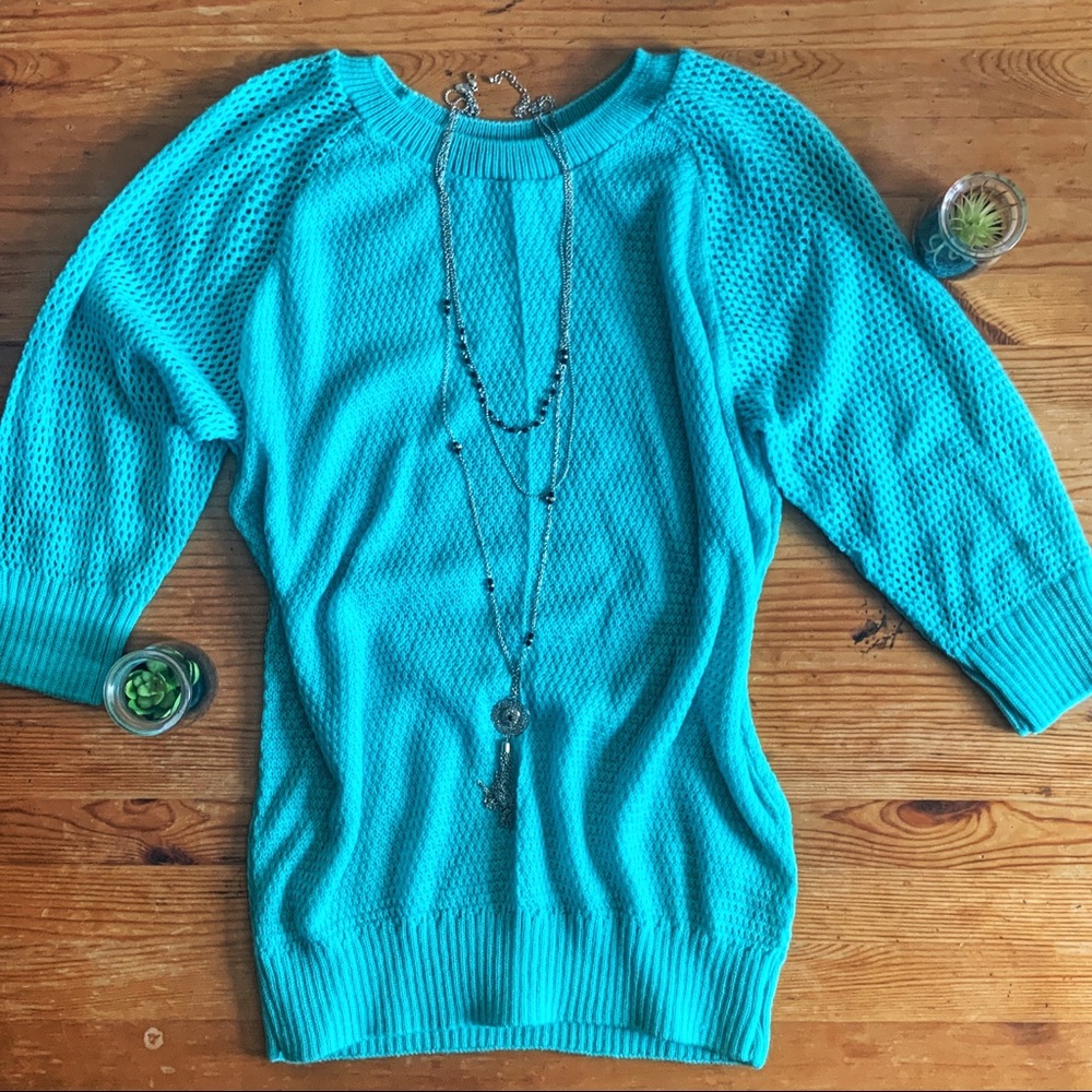 COPY - Vintage 3/4 sleeve light knit top